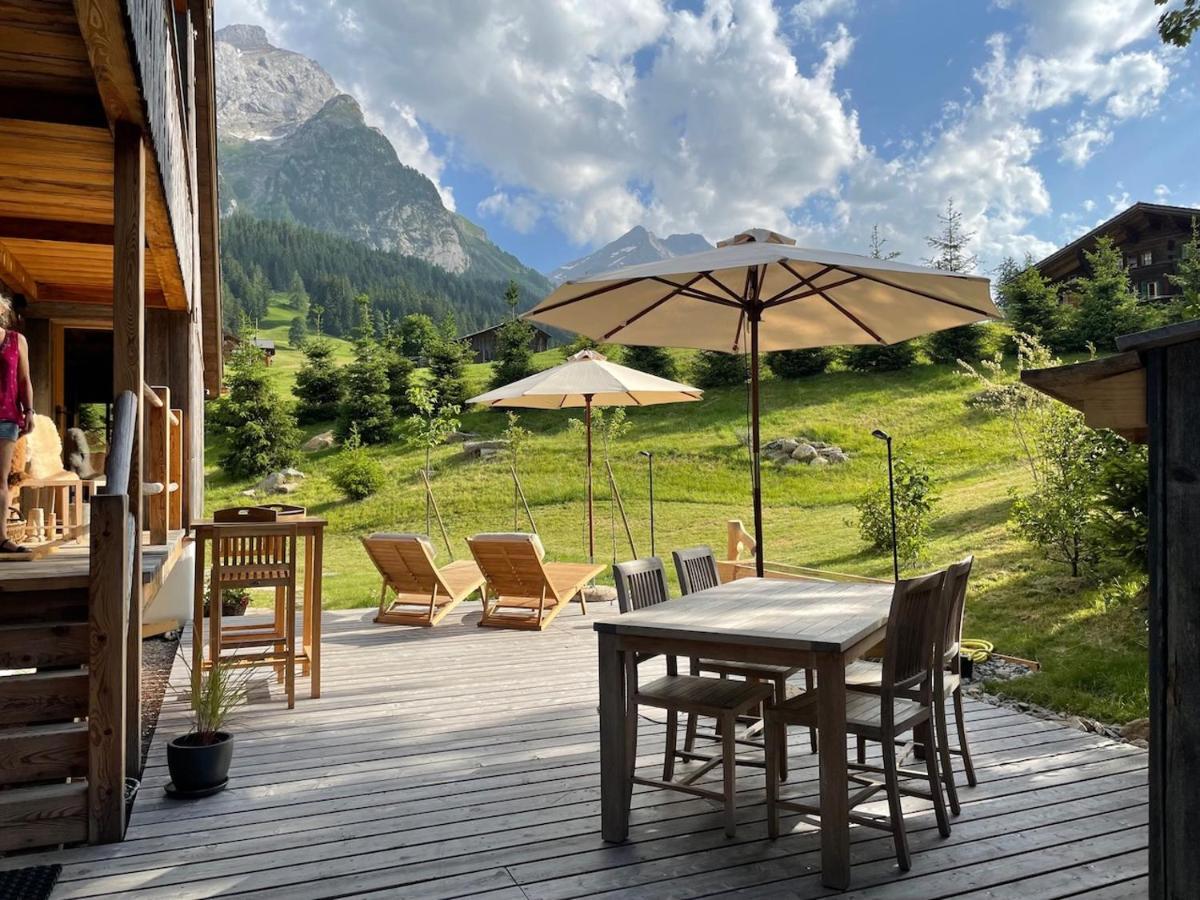 Gsteig Alpen Charme - Chalet D'Hotes Et Spa Bed & Breakfast エクステリア 写真