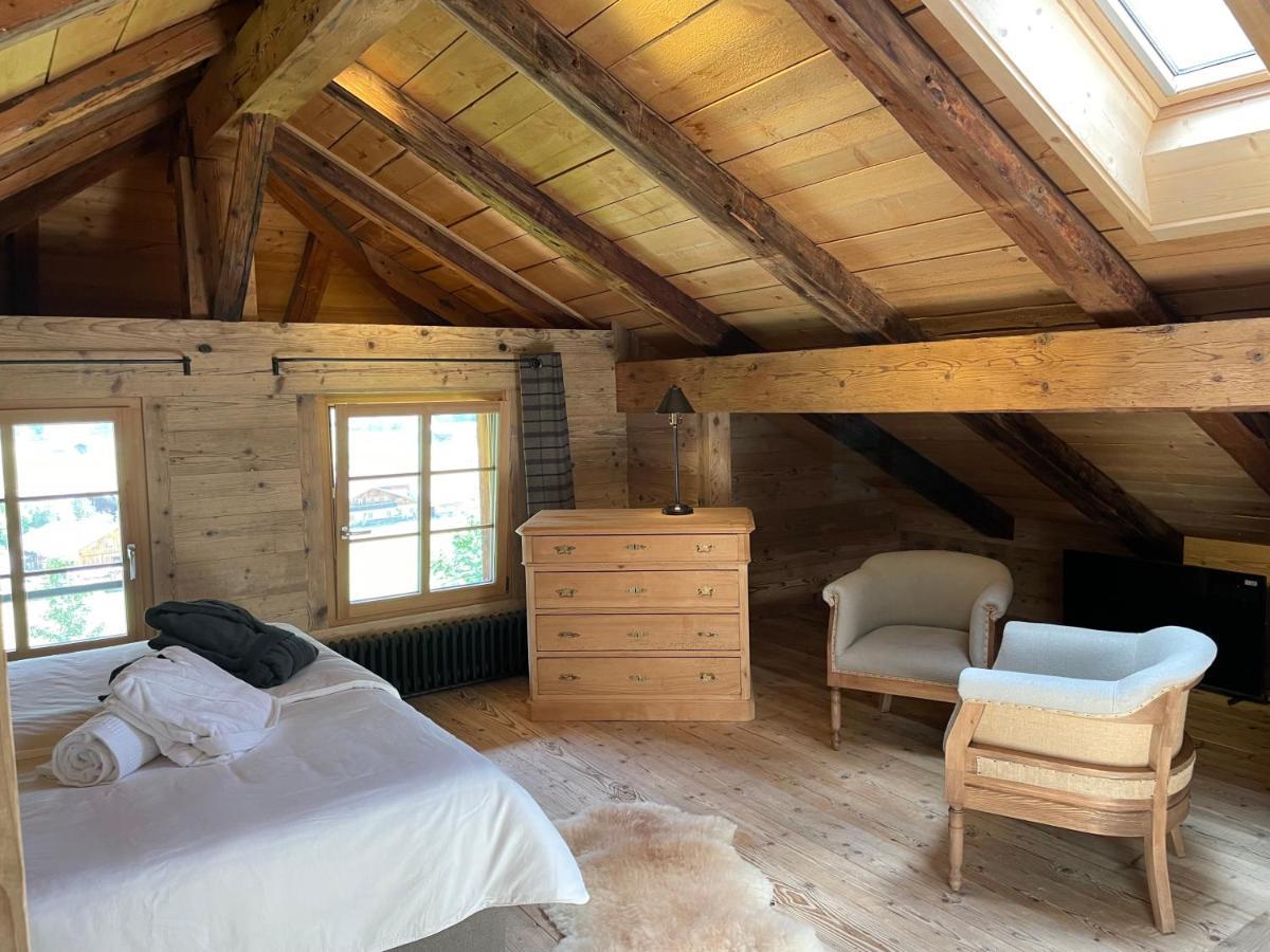 Gsteig Alpen Charme - Chalet D'Hotes Et Spa Bed & Breakfast エクステリア 写真