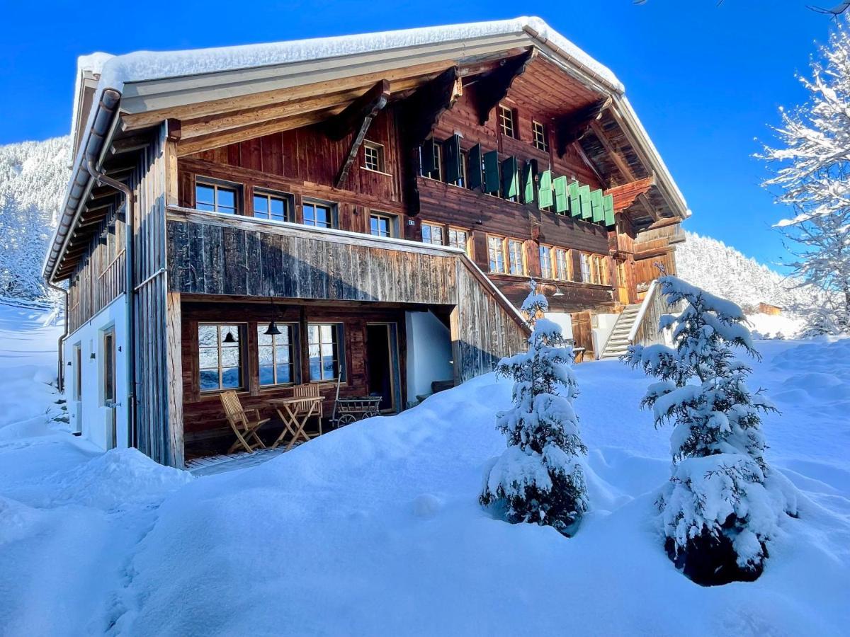 Gsteig Alpen Charme - Chalet D'Hotes Et Spa Bed & Breakfast エクステリア 写真