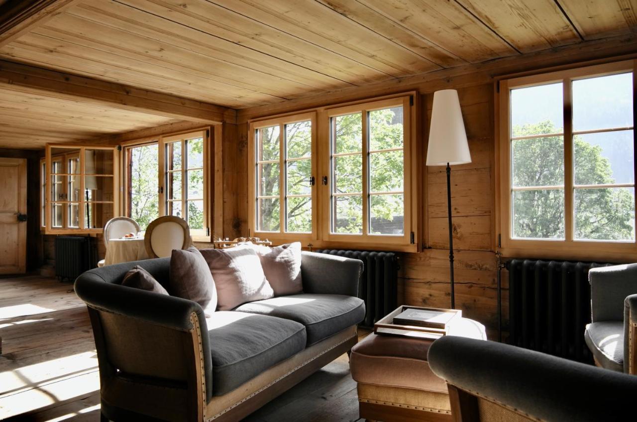 Gsteig Alpen Charme - Chalet D'Hotes Et Spa Bed & Breakfast エクステリア 写真